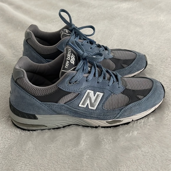 New Balance W991BGG Blue & Grey - Picture 2 of 5